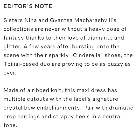 Mach & Mach Crystal Bow Adorned Knit Maxi Dress - Picture 7 of 9